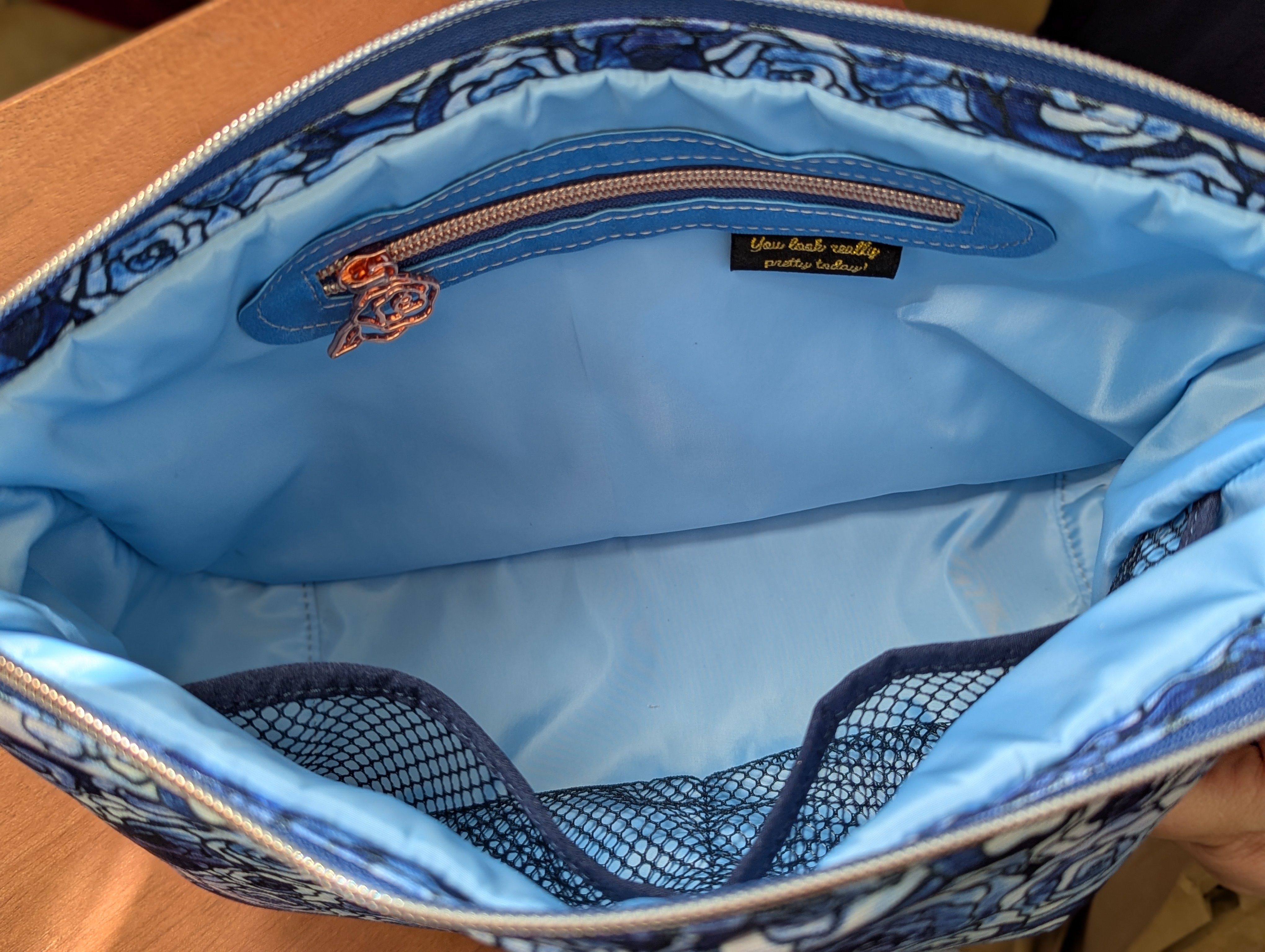 Finished Everyday Elegance custom bag on display